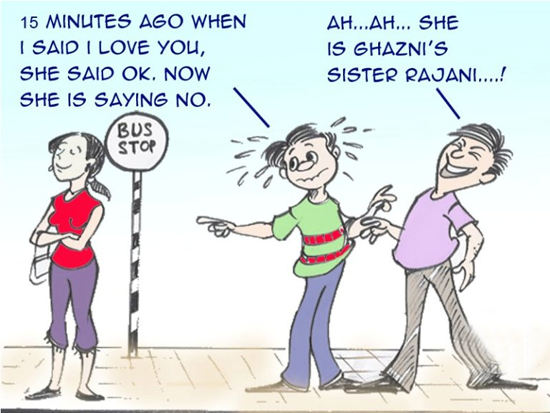 Get latest Ghazani Sister Romance Cartoons by Teluguone Comedy